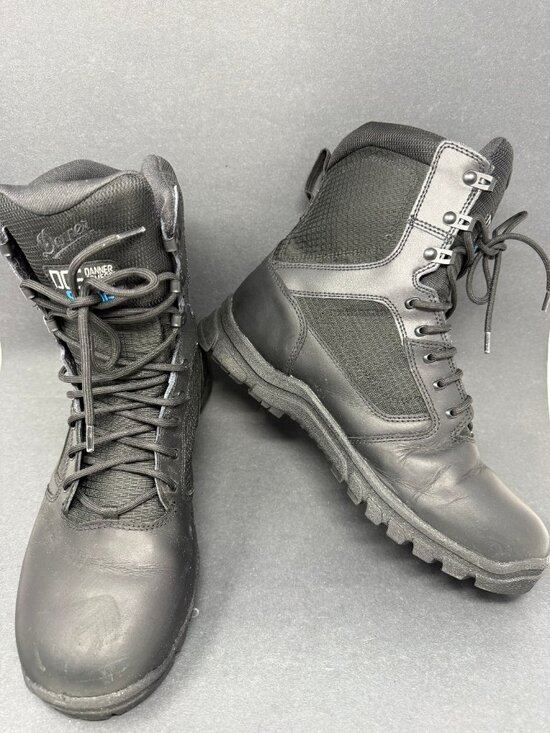 Danner Lookout Boots Mens 12 EE Black 8in 800G Waterproof Thinsulate 23827
